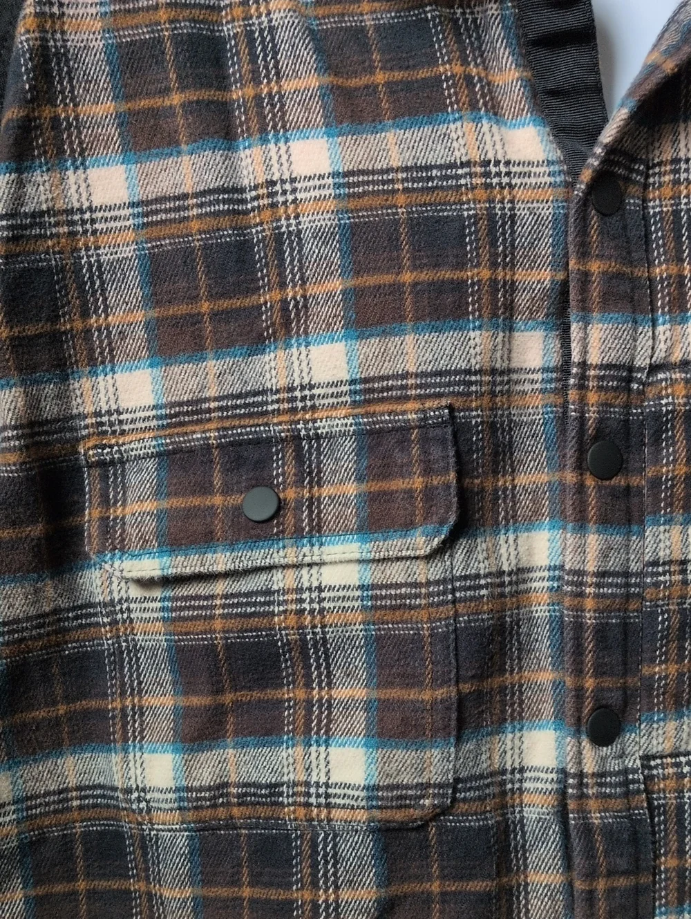 ✨DICKIES Heavyweight Brawny Flannel Chocolate Brown Plaid 2XL